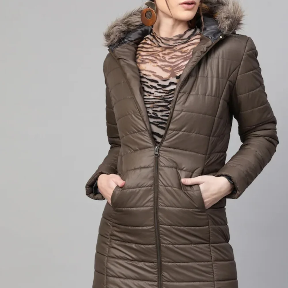 Long puffer jacket - Picture 1 of 8